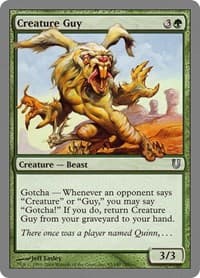 Creature Guy - Unhinged - Magic: The Gathering card