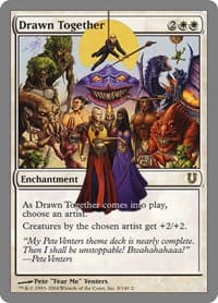 Drawn Together - Unhinged - Magic: The Gathering card