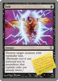 Duh - Unhinged - Magic: The Gathering card