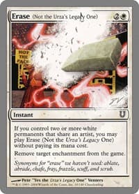 Erase (Not the Urza's Legacy One) - Unhinged - Magic: The Gathering card