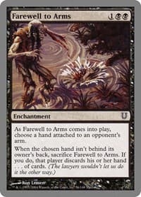 Farewell to Arms - Unhinged - Magic: The Gathering card