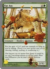 Fat Ass - Unhinged - Magic: The Gathering card