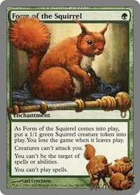 Form of the Squirrel - Unhinged - Magic: The Gathering card