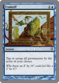 Framed! - Unhinged - Magic: The Gathering card