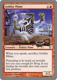 Goblin Mime - Unhinged - Magic: The Gathering card