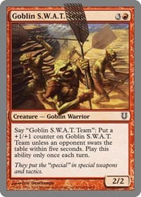 Goblin S.W.A.T. Team - Unhinged - Magic: The Gathering card