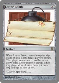 Letter Bomb - Unhinged - Magic: The Gathering card