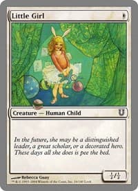 Little Girl - Unhinged - Magic: The Gathering card