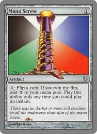 Mana Screw - Unhinged - Magic: The Gathering card
