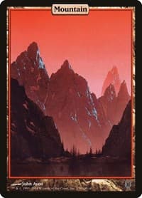 Mountain - Full Art - Unhinged - Magic: The Gathering card