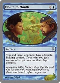 Mouth to Mouth - Unhinged - Magic: The Gathering card