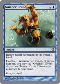 Number Crunch - Unhinged - Magic: The Gathering card