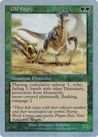 Old Fogey - Unhinged - Magic: The Gathering card