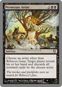 Persecute Artist - Unhinged - Magic: The Gathering card