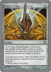 Pointy Finger of Doom - Unhinged - Magic: The Gathering card