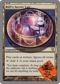 R&D's Secret Lair - Unhinged - Magic: The Gathering card