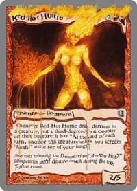 Red-Hot Hottie - Unhinged - Magic: The Gathering card