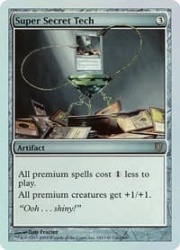 Super Secret Tech - Unhinged - Magic: The Gathering card