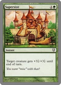 Supersize - Unhinged - Magic: The Gathering card