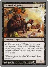 Tainted Monkey - Unhinged - Magic: The Gathering card