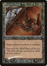 Diabolic Edict - Arena Promos - Magic: The Gathering card