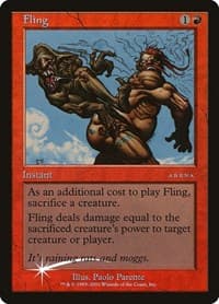 Fling - Arena Promos - Magic: The Gathering card