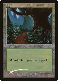 Forest (2001 Beta) - Arena Promos - Magic: The Gathering card