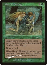 Gaea's Blessing - Arena Promos - Magic: The Gathering card