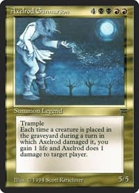 Axelrod Gunnarson - Legends - Magic: The Gathering card