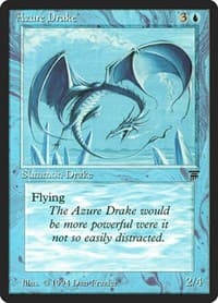 Azure Drake - Legends - Magic: The Gathering card