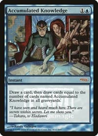 Accumulated Knowledge - FNM Promos - Magic: The Gathering card