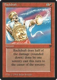 Backdraft - Legends - Magic: The Gathering card