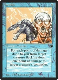 Backfire - Legends - Magic: The Gathering card