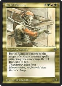 Bartel Runeaxe - Legends - Magic: The Gathering card