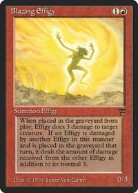 Blazing Effigy - Legends - Magic: The Gathering card