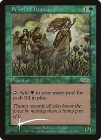 Priest of Titania - FNM Promos - Magic: The Gathering card