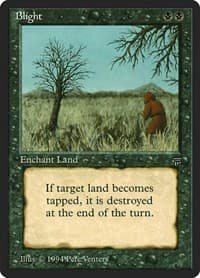 Blight - Legends - Magic: The Gathering card