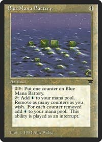 Blue Mana Battery - Legends - Magic: The Gathering card