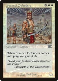 Staunch Defenders - FNM Promos - Magic: The Gathering card