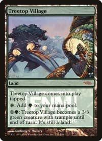Treetop Village - FNM Promos - Magic: The Gathering card
