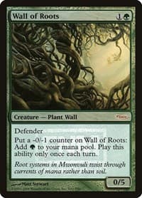 Wall of Roots - FNM Promos - Magic: The Gathering card