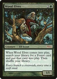 Wood Elves - WPN & Gateway Promos - Magic: The Gathering card