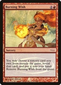 Burning Wish - Judge Promos - Magic: The Gathering card