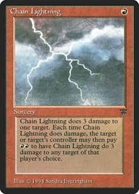 Chain Lightning - Legends - Magic: The Gathering card