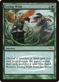Living Wish - Judge Promos - Magic: The Gathering card