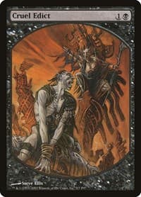 Cruel Edict - Magic Player Rewards - Magic: The Gathering card