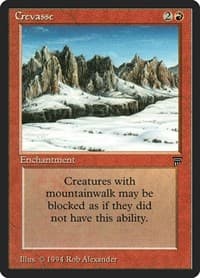Crevasse - Legends - Magic: The Gathering card