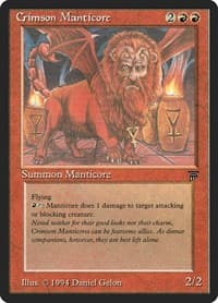Crimson Manticore - Legends - Magic: The Gathering card