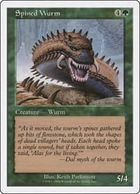 Spined Wurm - Media Promos - Magic: The Gathering card