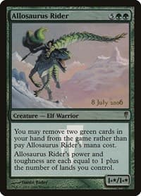 Allosaurus Rider - Prerelease Cards - Magic: The Gathering card